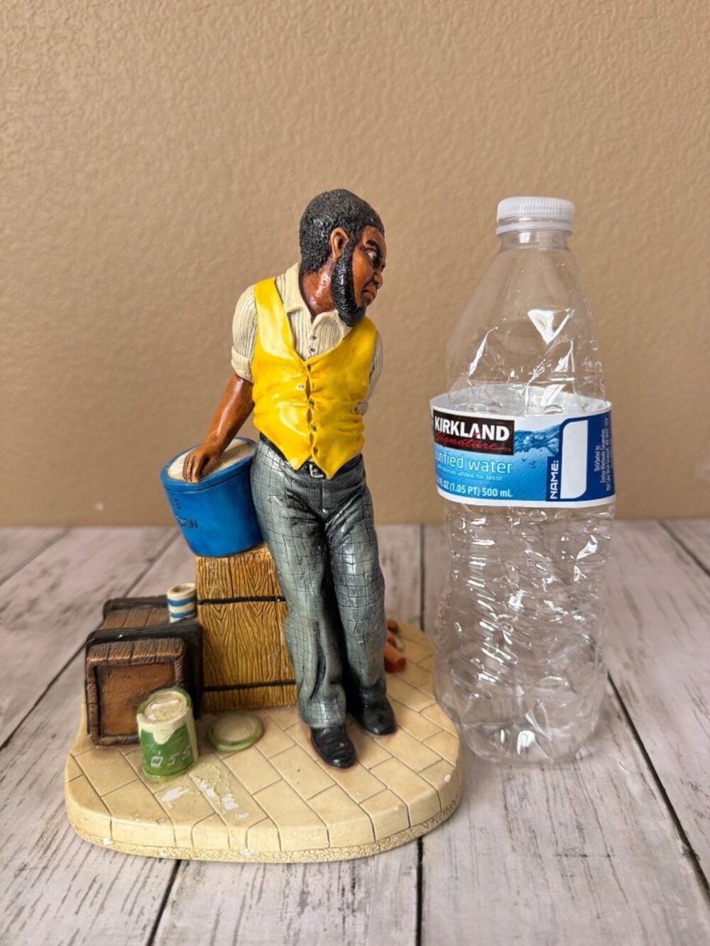 Vintage Naturecraft England Little Cherub Figurine Ref 859 Ceramic Boy Statue - Picture 5 of 16